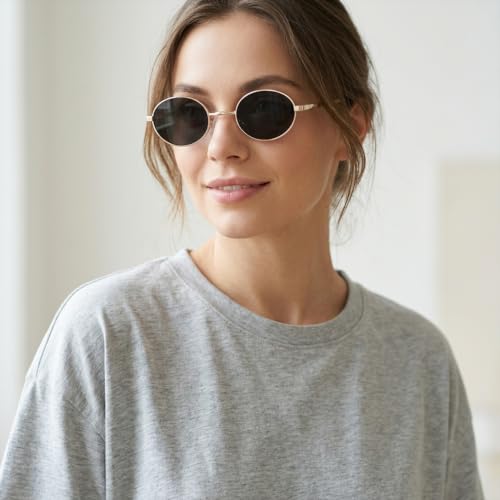 Image of Diamond Shape Cat Eye Women's Sunglasses Lightweight Frames Provide Uv Protection,Small Metal Frames Making Them Ideal For Everyday Wear.,Non-Polarized