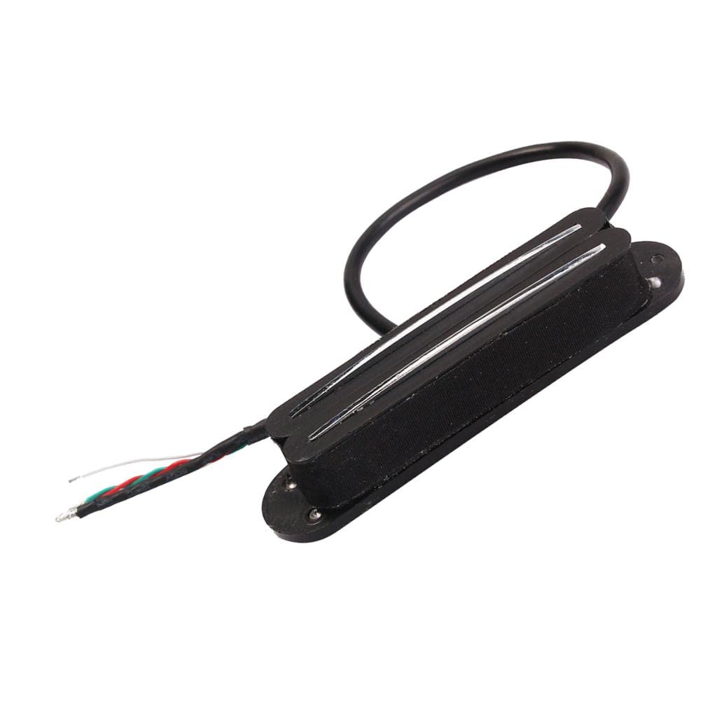 STYLEHEAVEN Dual Hot Rail Humbucker Pickup 4 Wire for Electric Guitar St Parts Black-image-45