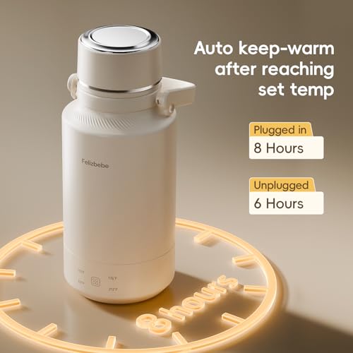 Image of 33.8 Oz /1000mL Portable Electric Kettle,304 Stainless Steel Travel Kettle Electric,4 Temp Settings with Holding Heat,600W Fast Boiling Water with Auto Shut-Off and Boil Dry Protection