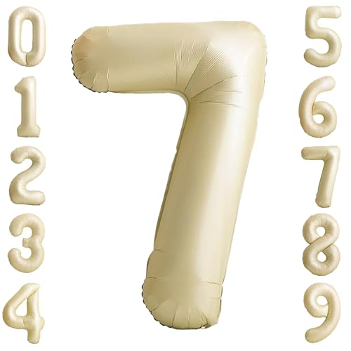 ZHUHAOYUN バルーン 数字 風船 誕生日 32インチ 約70cm アルミ風船 結婚式 記念日 カーニバル付け 成人式 卒業 お祝 ハッピーバースデー 飾り バースデー撮影?(数字7)