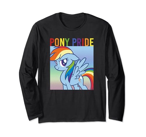 Haut My Little Pony à manches longues pour look rétro pop idéal en cour de récréation ou week-end