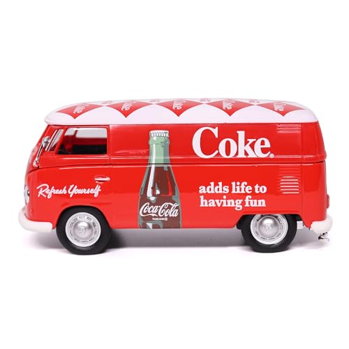 Modelo a escala 1:43 Volkswagen Cargo Van Coca-Cola miniatura 4