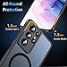 Cum2giff Magnetic for Samsung Galaxy S21 Ultra Case, Compatible with Magsafe, Shockproof Military Grade Drop Protection, Translucent Matte Slim Rugged Cover Shockproof Case for S21 Ultra 6.8