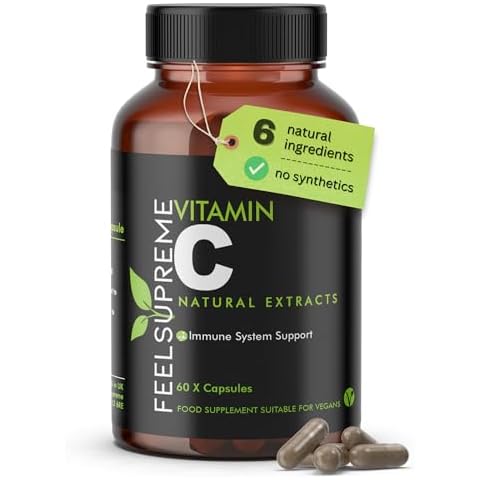 Feel Supreme 100% Natural Vitamin C Capsules Cover
