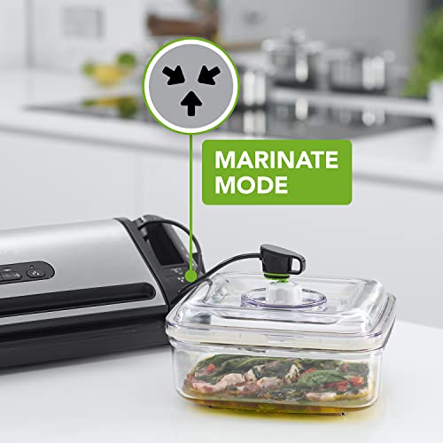Miniatura 4 de FoodSaver Envasadora al Vacío con un Cutter Incorporado, Funciones «solo sellado», «húmedo/seco» y «marinar», incluye Rollos/Bolsas [FFS017X]