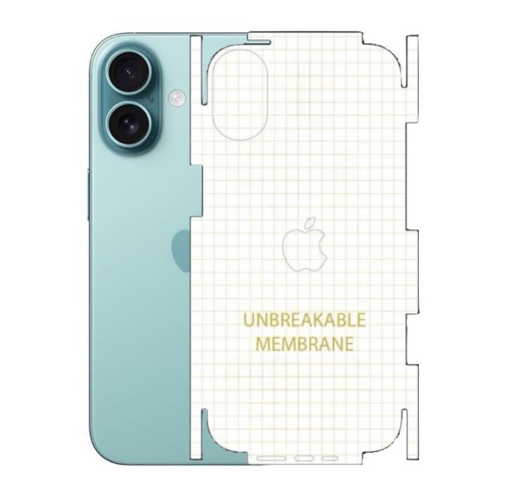 A3sprime Back Screen Guard for iPhone 16, |Unbreakable Soft Transparent Back and Side Skin Protector| (Pack of 1) (B0DHKGDRKZ) Amazon Price History, Amazon Price Tracker