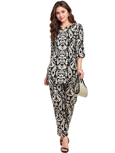 Image of RICHIK Women's Co-ord Set|Kurta Set for Women|Printed Kurta with Pant|Co-ord Set