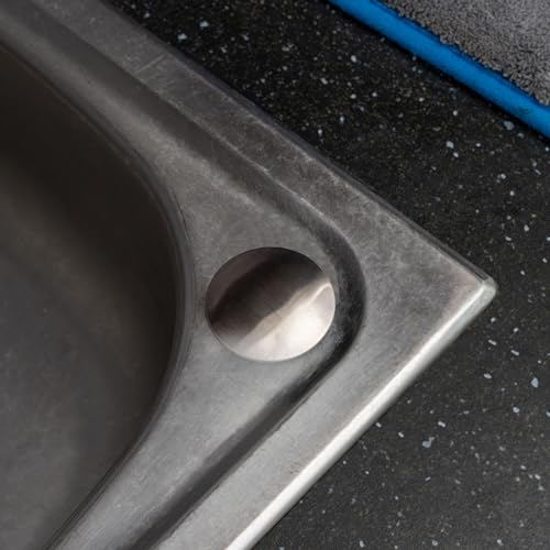 Sink tap Hole Cover, 2 Sets, diameter 44 mm Cover, diameter 27.5 x 20 mm Thread - Image 2