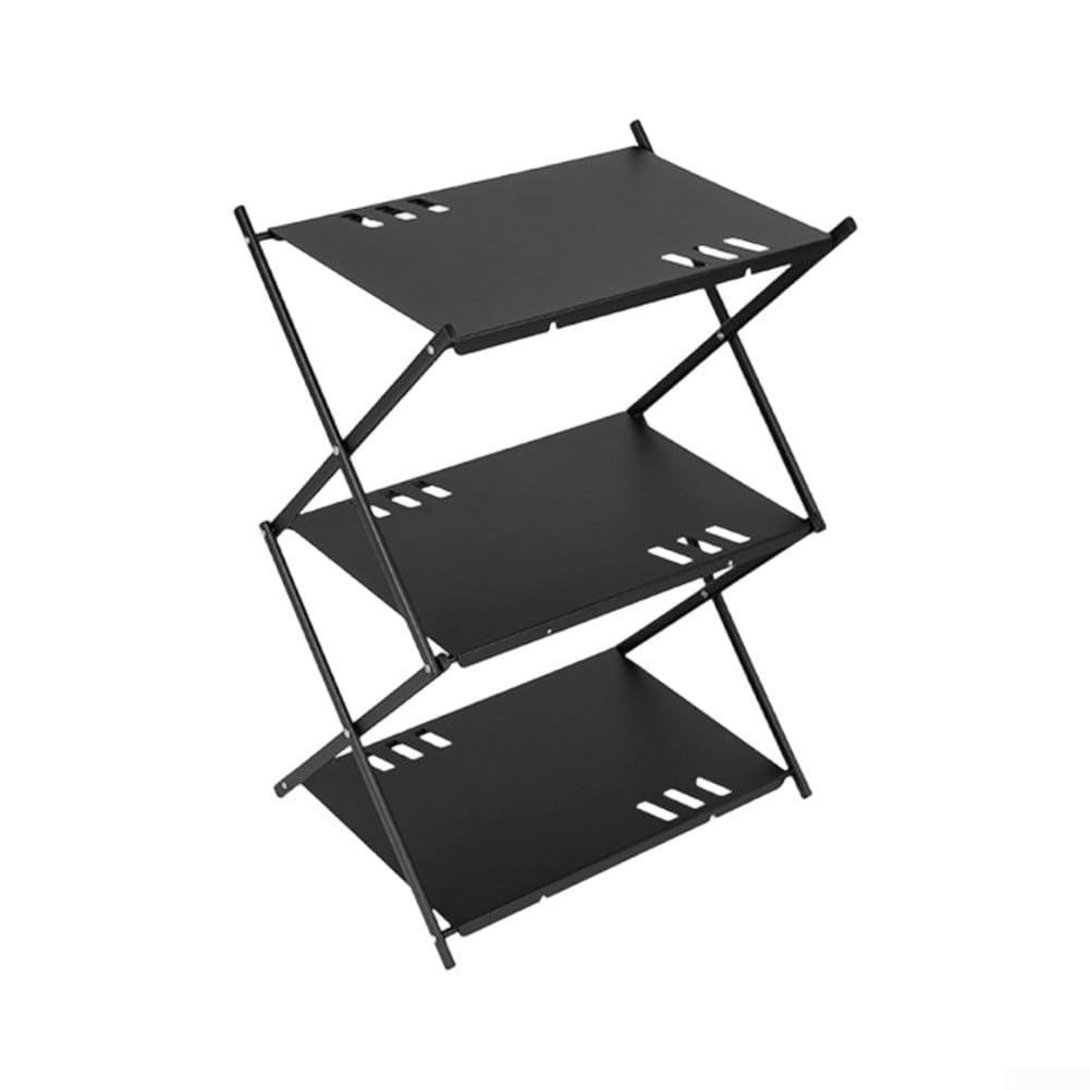 Tavolino Outdoor per portatile con Mensola Triplo Tavolino Outdoor