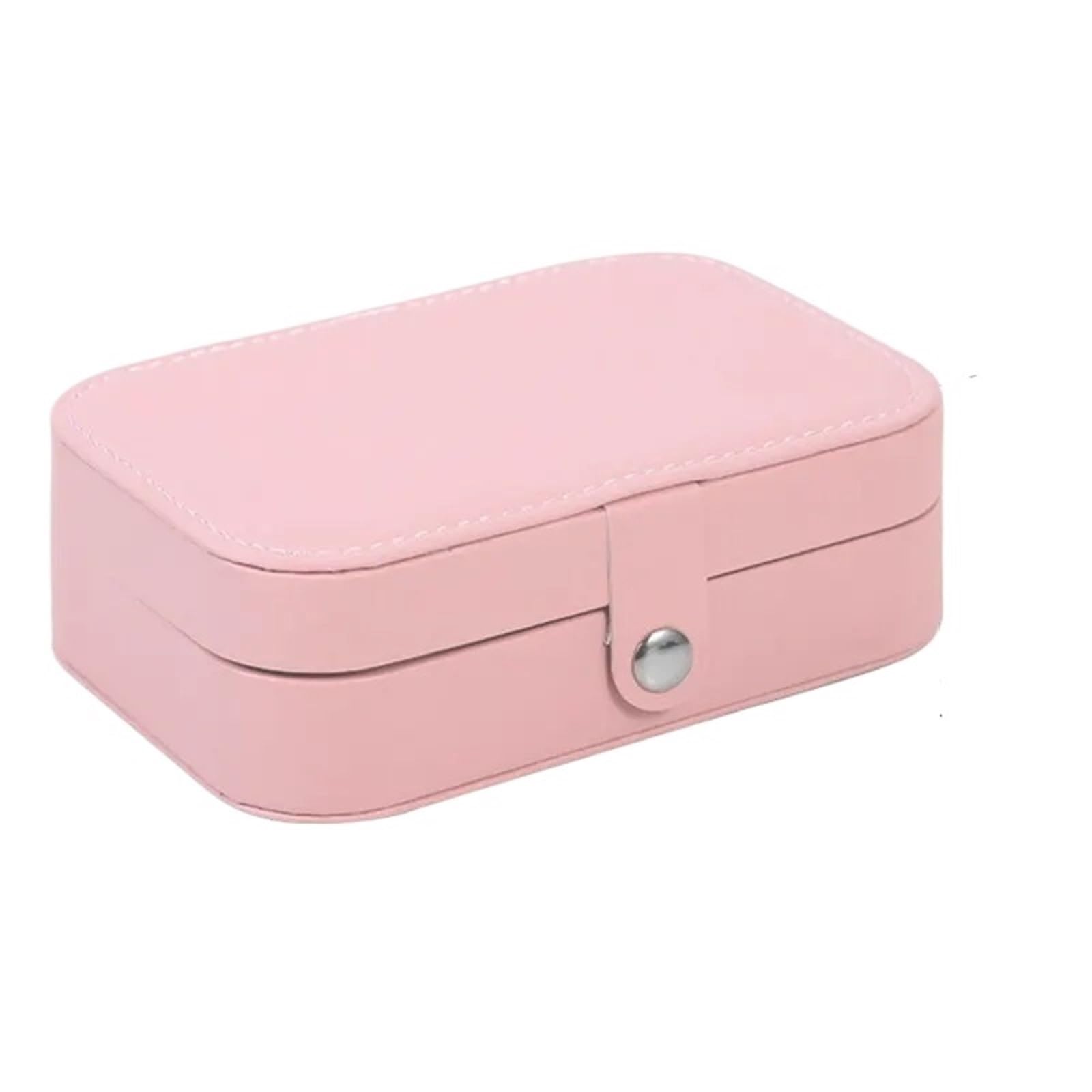 Generico Portagioie Organizzatore Portagioie Portagioie da Viaggio Portatile Portagioie Collana Orecchini Anello Portagioie Espositore Portagioie in Pelle PU Grande capacità (Bianco)