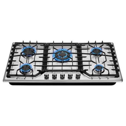 Hothit AHT36IN10S-SD 5-Burner Gas Cooktop Cover
