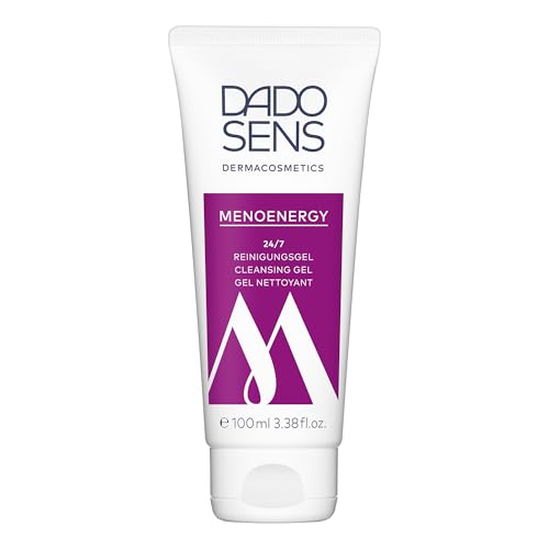 DADO SENS MENOENERGY 24/7 Gel limpiador (100 ml) – Limpieza suave para la piel estresada por cambios hormonales, con colágeno vegano, ideal para mujeres menopáusicas, vegano