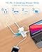One Beat 10Ft Extension Cord with Multiple Outlets,Flat Plug Power Strip Surge Protector with 10 Ft Long Cord,6 Outlet 4 USB Ports (2USB C),Multi Outlet Wall Plug for Travel,College,Dorm Essentials