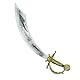W WIDMANN MILANO Party Fashion - Antiker Piratensäbel, 48 cm, Schwert, Accessoire für Piraten Kostüme