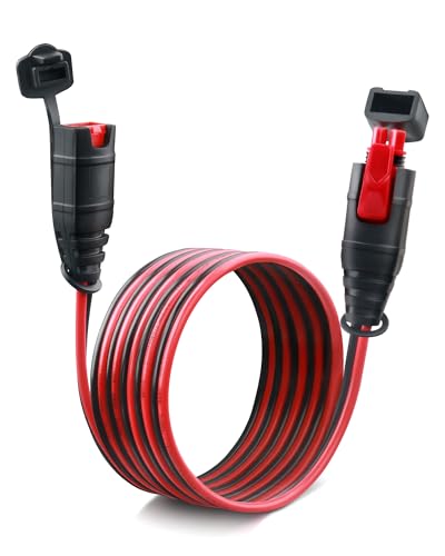 Image of GC004 X-Connect Extension Cable for NOCO, 14AWG 10FT | Heavy duty automotive wire harness, quick release connector, fits Genius smart battery chargers, not for Boost jump starters