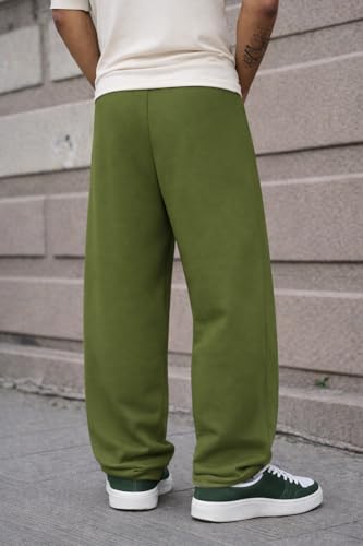 Image of Rockwell Men's Baggy Sweatpants | Cotton Terry Relaxed Fit Joggers for Men | Oversized Streetwear Track Pants | Casual Gym & Everyday Wear| 007