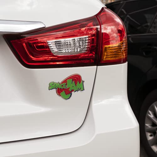 Image of Fan Emblems Space Jam 96 Logo Car Decal - Automotive Resin Coated Sticker for Cars, Laptops, Most Smooth Surfaces - Officially Licensed Looney Tunes Gifts, Accessories, Decor