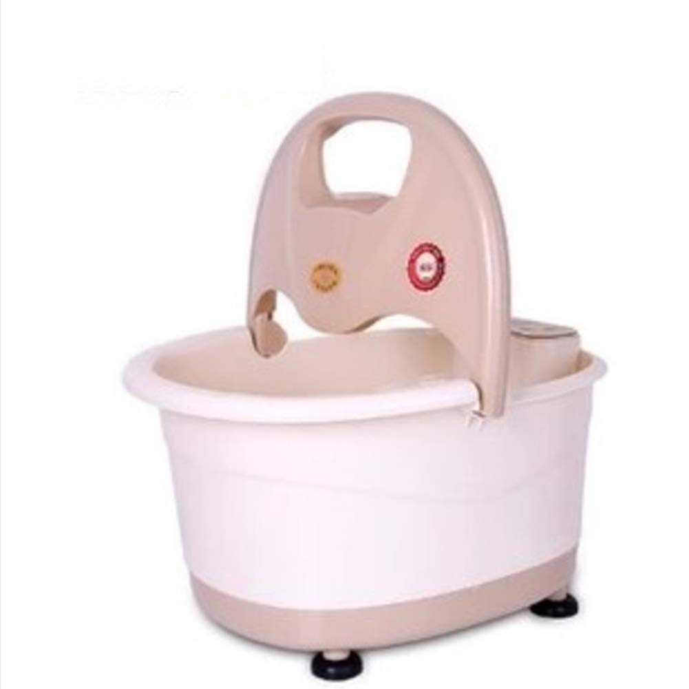 Masajeador de baño de SPA para pies, bañera de pies auática, pedicura, desintoxicación de pies, Lavabo, Cubo con Rodillos de Masaje Infrarrojos Vision