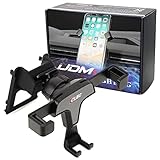 iJDMTOY Smartphone Gravity Holder w/Exact Fit Clip-On Dash Mount Compatible with Volkswagen: 2015-2020 MK7 GTI/Golf (Won't Occupy Air Vent Opening)