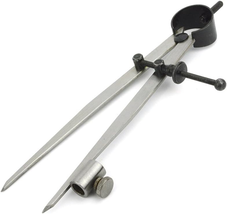 6" Wing Compass Divider Caliper with Pencil Holder Metal Marking Circles Machinist Wood