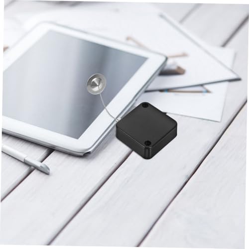 LIFKOME 3pcs Stylish Retractable Theft Cable Case Hardware Security Cable Lock for Under Desk Management and Phone Tether miniatura 5