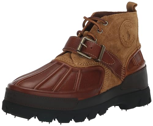 Image of POLO RALPH LAUREN Men's Suede Leather-Oslo Low mid Cut Boot Fashion