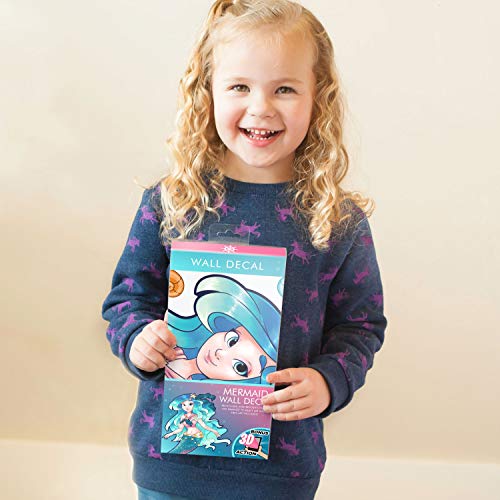 Wall Palz Mermaid Wall Decals - Mermaid Room Decor With 3D Augmented Reality Interaction - 27" Mermaid Wall Decor #TOP4