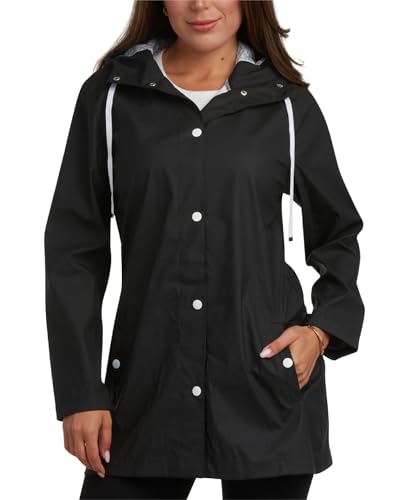 Big Chill Womens Rain Jacket - Lightweight Waterproof Rain Coat with Hood for Women - Packable Womens Windbreaker Jacket
