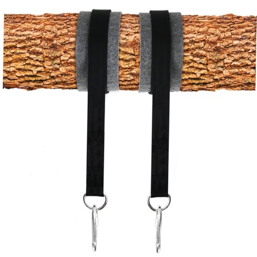 CIYODO Outdoor Hammock Straps 2pcs Thickened Tree Hanging Straps Easy Operation for Safe Swing