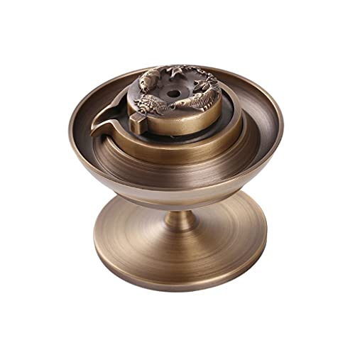 jbshop Incense Waterfall Burner Reflux Incense Burner Pure Copper Sandalwood Incense Burner Household Aromatherapy Burner Retro Incense Burner Desktop Decoration Insense Stick Holder (Size : B)