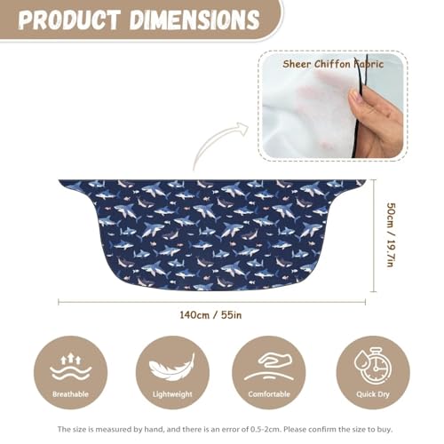 Sarong Swimsuit Coverup for Women Chiffon Beach Scarf Bathing Suit Cover ups Sexy Bikini Swimwear Wrap Skirt 6