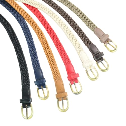 Handwoven Waxed Rope Belt Thin Waistband Classical Retro Design Waist Girdle for Daily Wear and Parties3