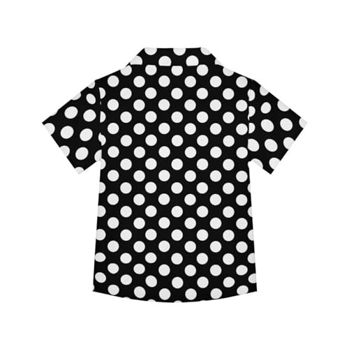 Boy's Button Down Hawaiian Shirts Short Sleeve Cool Cute Print Aloha Dress Tops T-Shirt for Kids2