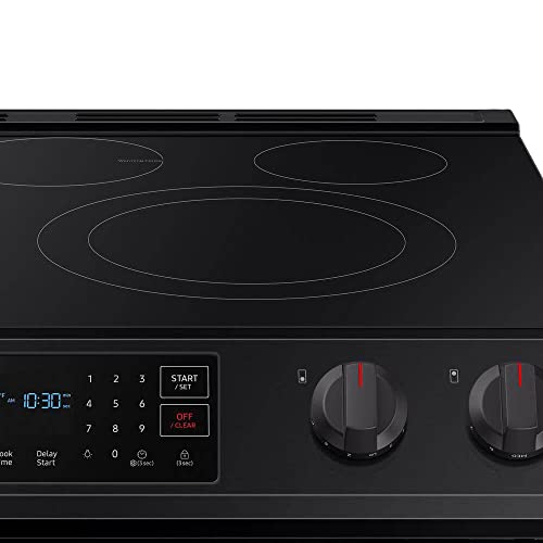 Samsung NE63T8311SG 6.3 Cu. Ft. Black Stainless Front Control SlideIn