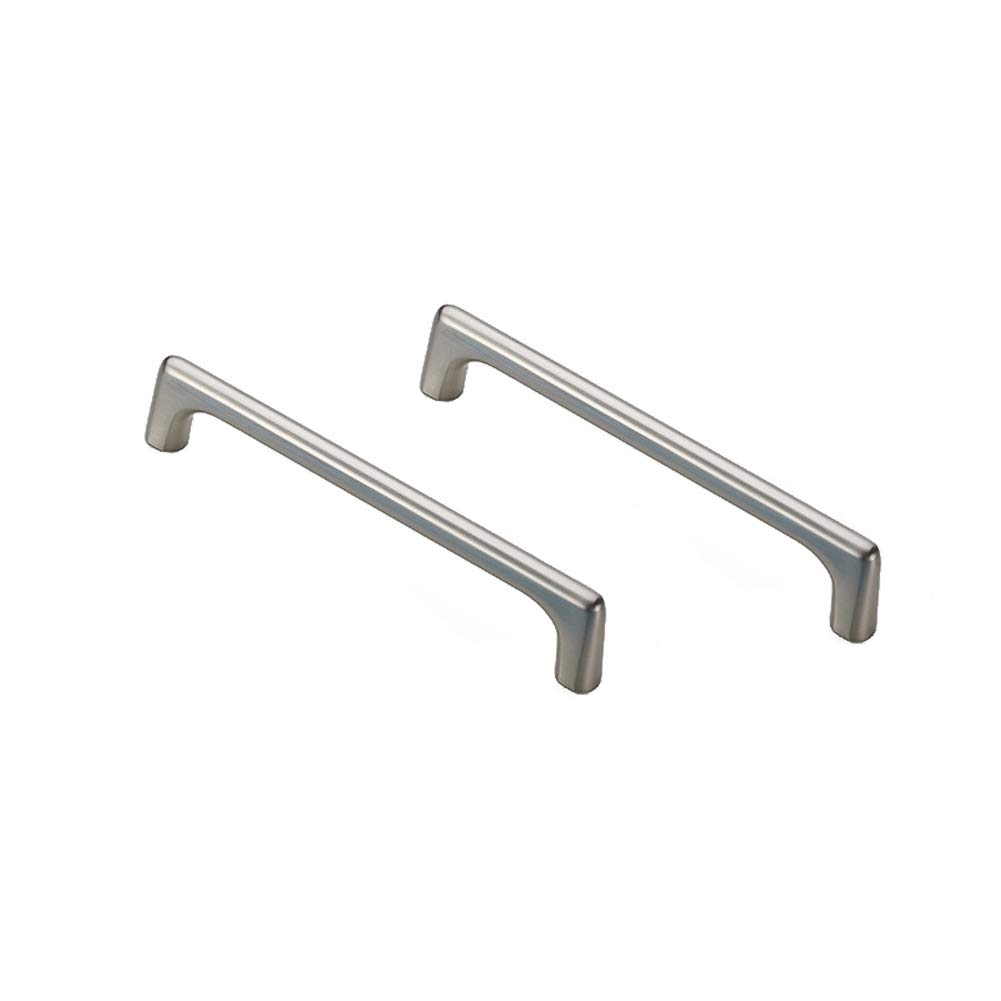 Dreneco Brushed Chrome 2 Pack Kitchen Cupboard Handles Cabinet Handles Drawer Pulls Cupboard Knobs Cabinet Hardware (128Mm, )