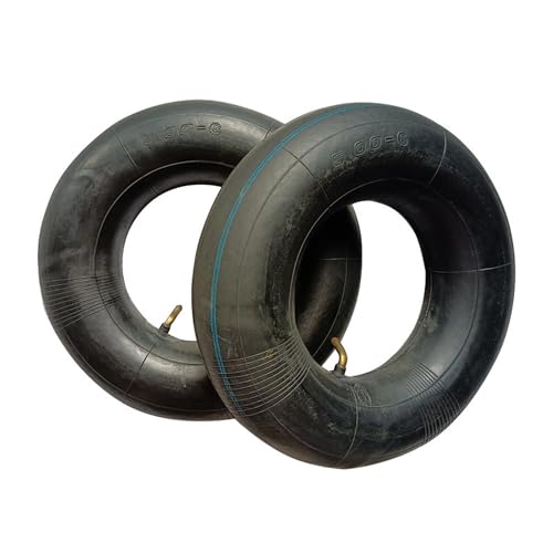 CERFFOOL 13x5.00-6 Schlauch für Rasenmäher, Schubkarren, Handkarren, Schneefräsen, ATVs, Go-Kart und mehr, mit gebogenem Ventil, 500-6, Ersatz-Innenschlauch für Mäher-Zubehör (1 Stück)