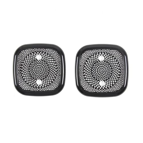 GOLTOL Compatible with Range Rover Sport/Vogue 2023 Black Car Roof Sound Audio Tweeter Speaker Trim Cover Sticker Decals Car Accessories