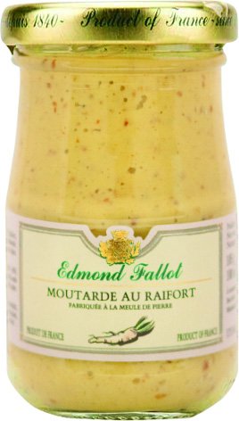 Edmond Fallot - Senf mit Meerrettich (Moutarde au raifort) im Glas, 105 g Cover