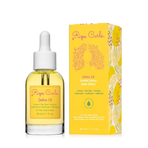 Rizos Curls Detox Oil with Tea Tree & Lemon, 1 oz