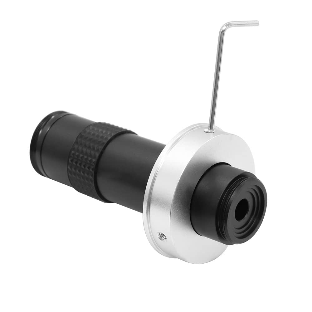 Accessori per microscopi 1X - 120X 15:1 obiettivo ottico con supporto C a Zoom continuo regolabile per H_D VGA USB CCD CMOS telecamera di Microscopio video del settore Sostenibilità e prestazioni