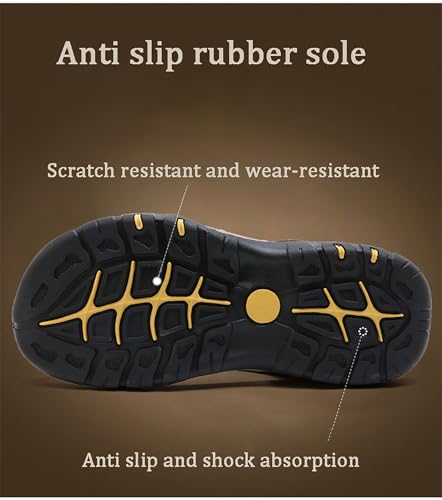 Men's Sandals, Closed Toe Athletic Sport Sandals, Mens Summer Shoes, Lightweight Trail Walking4