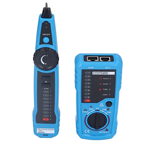 TRACE LINE: il tracciatore di cavi traccia RJ11, RJ45, cavi o altre linee metalliche (tramite adattatori) ed è uno strumento di test essenziale per ingegneri della comunicazione, ingegneri del cablaggio e personale di manutenzione della rete.