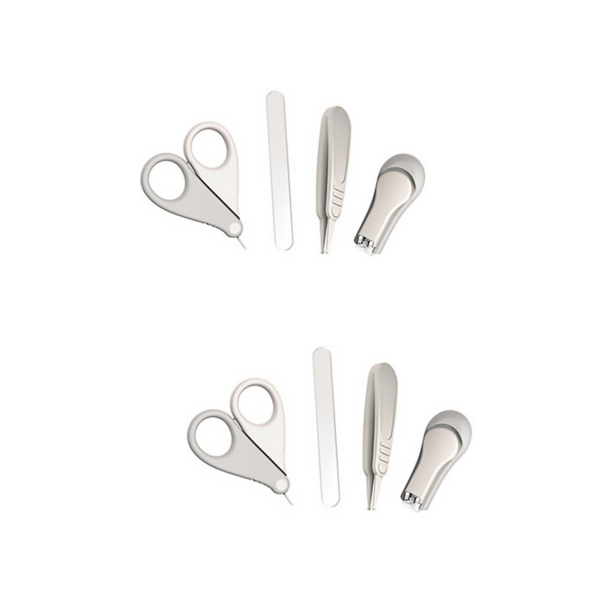 Abaodam 2sets La Unghiper Kit Inossidabile Con Tagliaunghie Pinzette Per Unghie Manicure e Pedicure Sicuri Per Confezione e Resistente