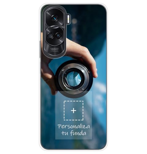 Cover personalizzata compatibile per Huawei P10 Lite con la tua foto o la tua frase - Custodia personalizzata in tpu trasparente