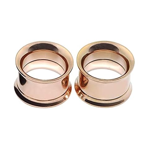 Skcess Écarteurs Oreilles 6 mm Or Rose Cover