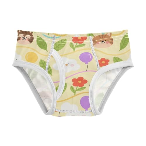GuoChe Toddler Underwear Cotton in Sizes 2T,3T, 4T, 5T, 6Y and 8Y