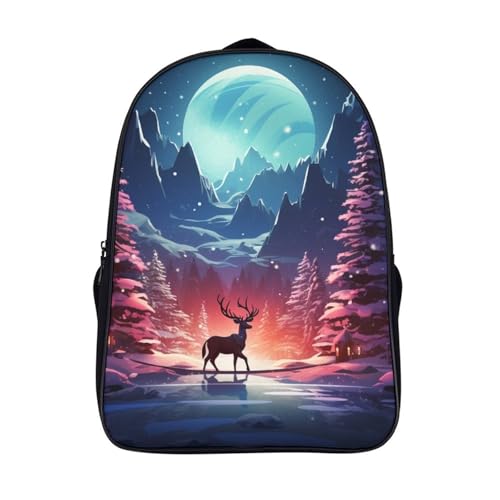 Sac à dos pour enfants motif renne pour l'école et sorties