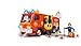 Simba 109251085 - Bombero Sam Ultimate Júpiter, camión de Bomberos con 2 Figuras, luz y Sonido, función de Salpicaduras de Agua, cabrestante de Cuerda a Partir de 3 años