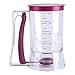 Fdit Dispensador de Masa de 900 ml Dispensador de Masa de Taza Herramienta de horneado Ideal para Cupcakes Muffins Creeps Tarta Waffles con Etiqueta de medición