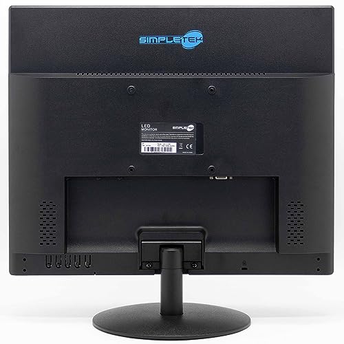 Monitor 19 Pollici | Risoluzione HD Formato 4:3 Schermo HDMI VGA Speaker integrati, ideale per Casse DVR Sistemi di Sicurezza - Monitor - Immagine 3